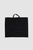 SPORTIVO STORE_Flat Canvas Tote Black