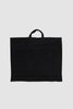 SPORTIVO STORE_Flat Canvas Tote Black_5