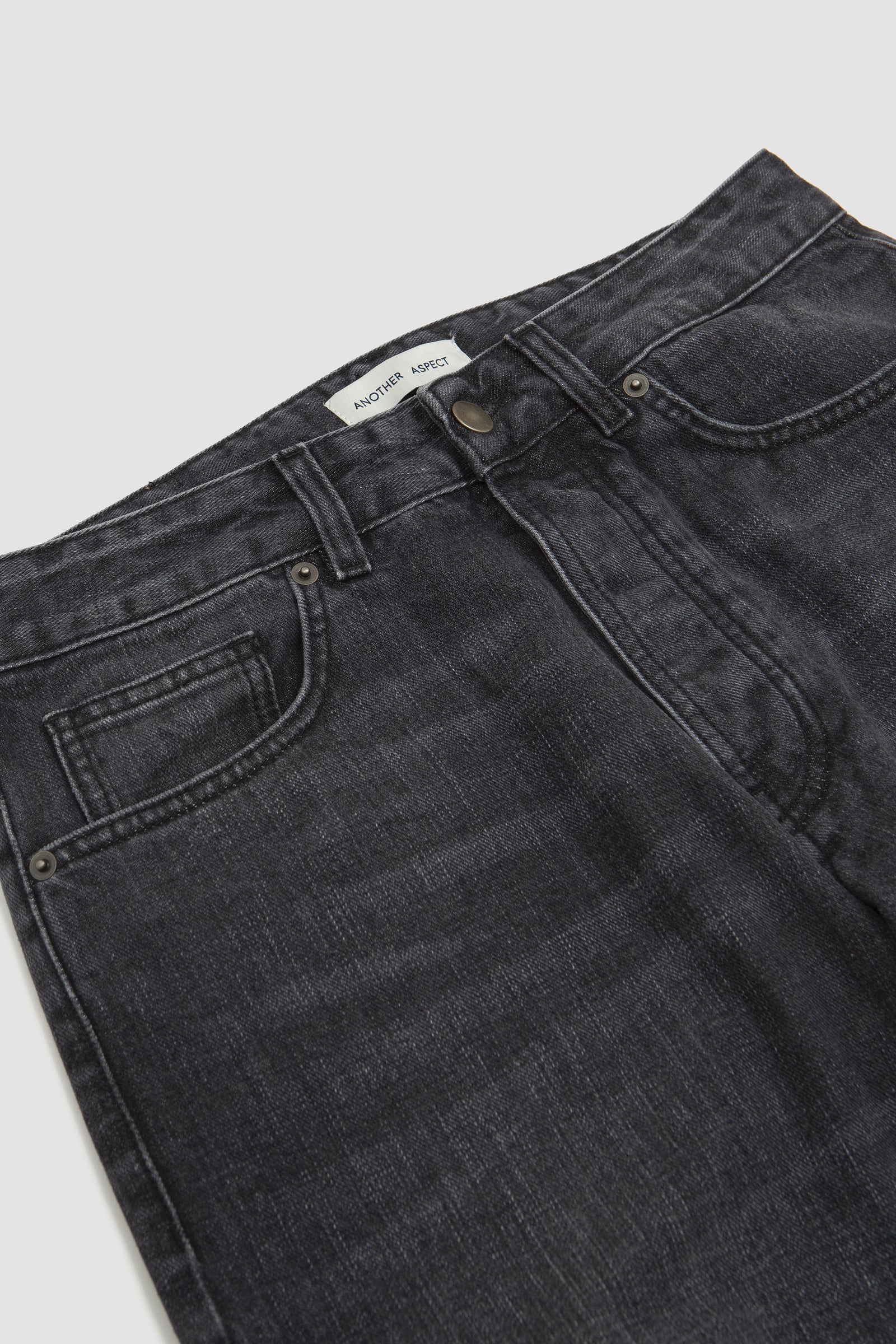 Straight-cut faded retro black jeans | The Kooples