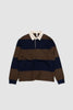 SPORTIVO STORE_Another Rugby Polo 1.0 Navy Brown Stripe