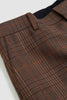 SPORTIVO STORE_Bluefaced Wool Check Slacks Brown_3