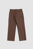 SPORTIVO STORE_Bluefaced Wool Check Slacks Brown_5