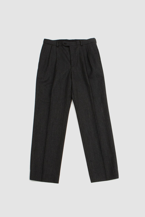 SPORTIVO [Super light wool easy slacks gray check]