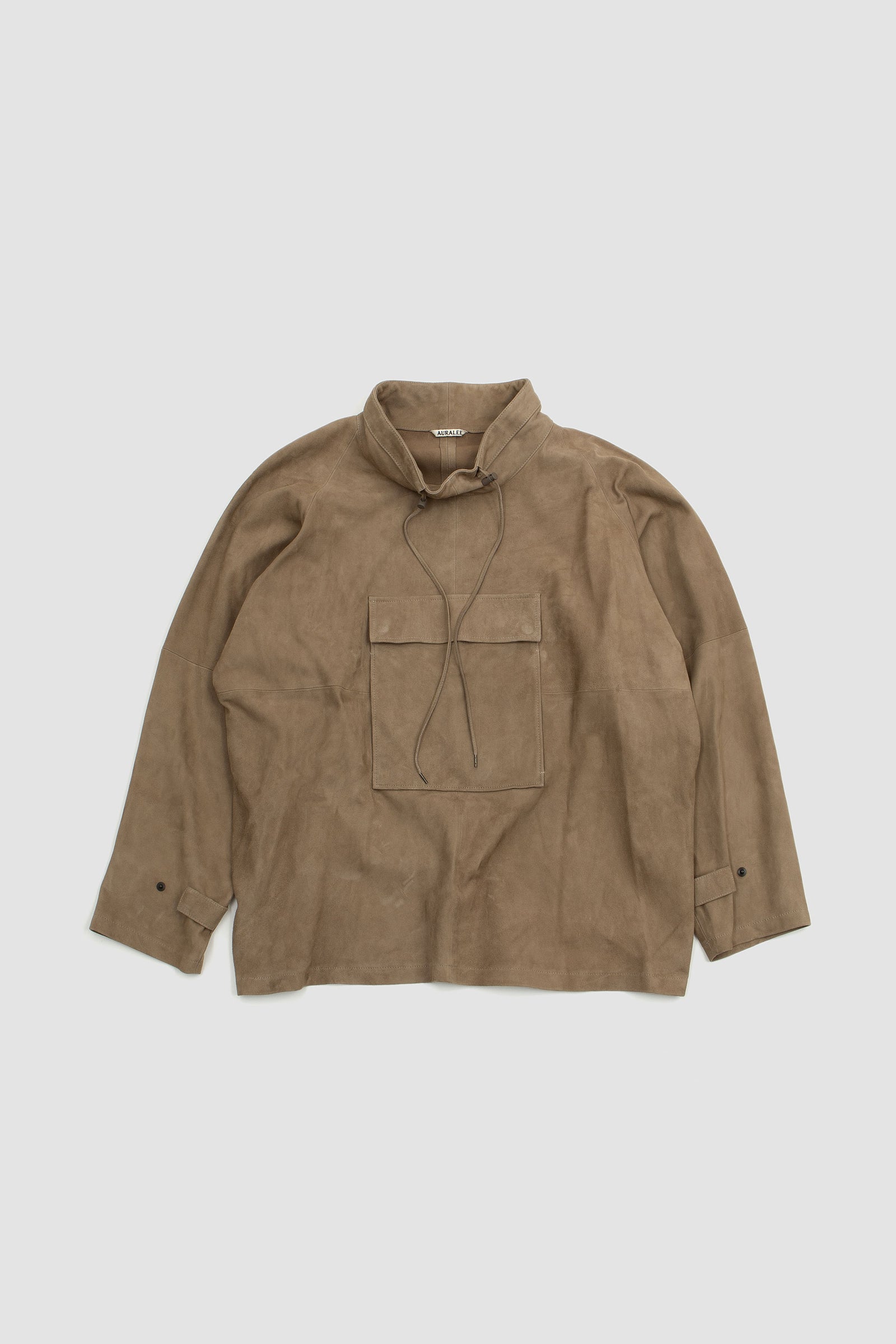 SPORTIVO [Goat suede pullover blouson khaki beige]