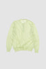SPORTIVO STORE_Wool/Silk Knit Henley Neck Pullover Lime Yellow