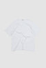 SPORTIVO STORE_Luster Plaiting Narrow Boat Neck Tee White