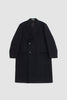 SPORTIVO STORE_Sponge Wool Melton Chesterfield Coat Dark Navy