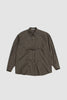 SPORTIVO STORE_Super Fine Tropical Wool Shirt Dark Khaki