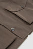 SPORTIVO STORE_Wool Cavarly Twill Laminate Hunting Blouson Olive Brown_4