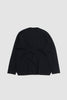 SPORTIVO STORE_32 Gauge Smooth Wool Crew Cardigan Charcoal/Navy_5