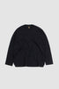 SPORTIVO STORE_32 Gauge Smooth Wool Crew Neck Black