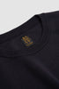 SPORTIVO STORE_32 Gauge Smooth Wool Crew Neck Charcoal/Navy_3