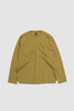 SPORTIVO STORE_32 Gauge Smooth Wool Crew Neck Olive/Yellow