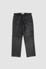 SPORTIVO STORE_5 Pocket Distress Leather Trousers Black