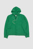 SPORTIVO STORE_Fitted Zip Hoodie Green