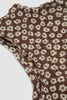 SPORTIVO STORE_Square Top Brown/ White Flower_3