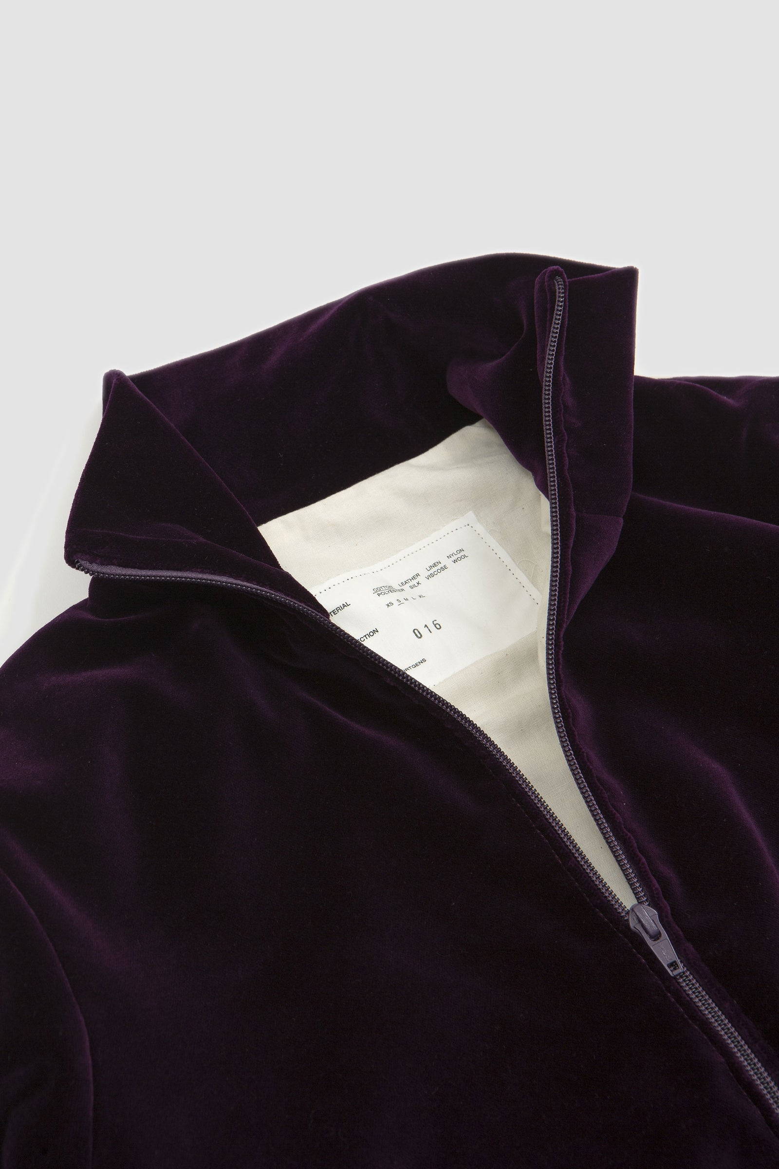 SPORTIVO [Track jacket piping velvet purple]