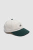 SPORTIVO STORE_6 Panel 2 Tone Cap Ecru/ Green/ Black