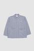 SPORTIVO STORE_Coverall Shirt Cotton/ Linen Weather Cloth Dark Sax