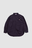 SPORTIVO STORE_Typewriter Cloth Wrinkle Shirt Navy_2