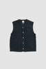 SPORTIVO STORE_Camargue Vest Boiled Wool Blue/Green