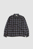 SPORTIVO STORE_Camp Collar Shirt It. Cotton Flannel Purple Check_2