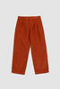 SPORTIVO STORE_Corduroy Tucked Trousers Light Brown