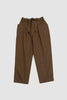 SPORTIVO STORE_Heavy Twill Pocket Wide Pants Khaki