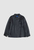 SPORTIVO STORE_Leather Shirting Jacket Navy_2