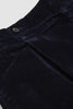 SPORTIVO STORE_Velvet Denim Tucked Trousers Navy_3