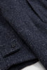 SPORTIVO STORE_Donegal Tweed Inverted Pleats Balmacaan Coat Navy_4