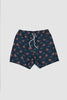 SPORTIVO STORE_Bathers Print Drawstring Swimshorts Navy