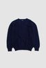 SPORTIVO STORE_Brushed Shetland Crew Neck Jumper Navy