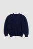 SPORTIVO STORE_Brushed Shetland Crew Neck Jumper Navy_5