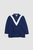 SPORTIVO STORE_Chevron LS Rugby Polo Shirt Navy & Ecru