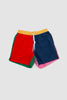 SPORTIVO STORE_Colour Block Nylon Drawstring Swim Shorts Multicolor