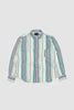 SPORTIVO STORE_LP Striped Linen-Cotton Summer Shirt Purple/ White/ Green_2