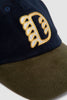 SPORTIVO STORE_Two Tone Moleskin Baseball Hat Navy/Olive_3