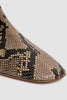 SPORTIVO STORE_Leather Sock Boots Snake Print Beige_6