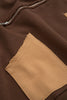 SPORTIVO STORE_Quarter Zip Two Tone Hoodie Brown/Tan_4