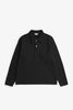 SPORTIVO STORE_Fraser Relaxed Organic Loopback LS  Polo Black