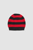 SPORTIVO STORE_Pedro Stripes Beanie Black/Red