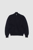 SPORTIVO STORE_Egyptian Cotton Half-Zip Polo Shirt Navy