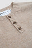 SPORTIVO STORE_Henley Neck Closure Crew Sweater Oatmilk_3