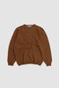 SPORTIVO STORE_Henley Neck Closure Crew Sweater Pecan