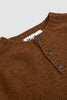 SPORTIVO STORE_Henley Neck Closure Crew Sweater Pecan_3