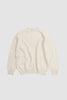 SPORTIVO STORE_Saddle Shoulder Crew Neck Sweater Cream