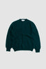 SPORTIVO STORE_Saddle Shoulder Crew Neck Sweater Forest