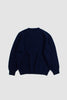 SPORTIVO STORE_Saddle Shoulder Crew Neck Sweater New Navy_5