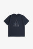 SPORTIVO STORE_Holger Organic Boat Print T-Shirt Dark Navy